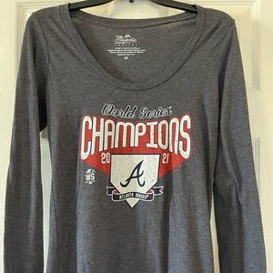 World Series Champion T-shirt;Size: medium; Brand: Majestic Threads; Color: navy